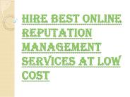 Things Which Best Online Reputation Management Companies Do