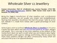 Wholesale Silver cz Jewellery PowerPoint PPT Presentation