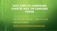Easy Steps To Configure Charter Mail On Samsung