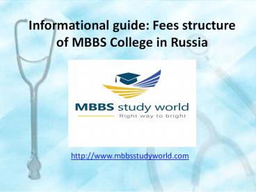 Study MBBS in RUSSIA