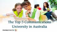 The Top 5 Communications University in Australia
