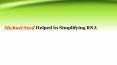 Michael Sved Helped In Simplifying RNA PowerPoint PPT Presentation