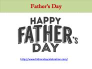 Fathers Day Celebration 2018