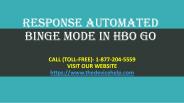 Response Automated Binge Mode In HBO Go