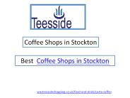Coffee Shops in Stockton