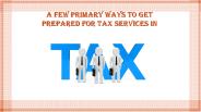 tax preparation service in Penrith