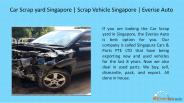 Scrap Vehicle Singapore | Everise Auto