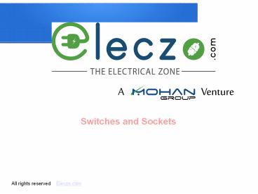 Anchor Switches and Sockets