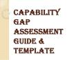 Capability Gap Assessment Guide & Template PowerPoint PPT Presentation