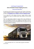 Safe & Reliable Florida Shipping Services PowerPoint PPT Presentation