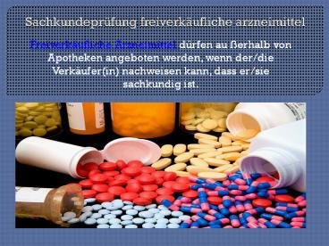 Sachkundeprüfung freiverkäufliche arzneimittel - ihk-prüfung