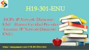 H19-301-ENU HCPA IP Network (Datacom) practice exam