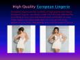 High Quality Lingerie buying Guide