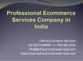 Professional Ecommerce Services Company in India PowerPoint PPT Presentation