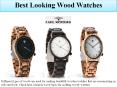 Best Looking Wood Watches PowerPoint PPT Presentation