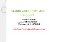 best middleware job support ppt