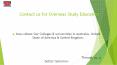 Contact us for Overseas Study Education PowerPoint PPT Presentation
