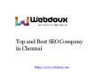Best SEO Company in Chennai at India PowerPoint PPT Presentation