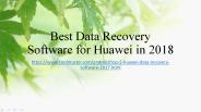Top 5 Huawei Data Recovery Software in 2018