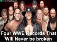 WWE Says 4 Records Will Never Be Broken