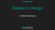 Research Design