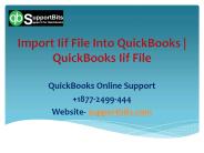 Import Iif File Into Quickbooks | Quickbooks Iif File