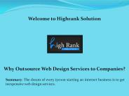 SEO Services India, High Rank Solution at highranksolution