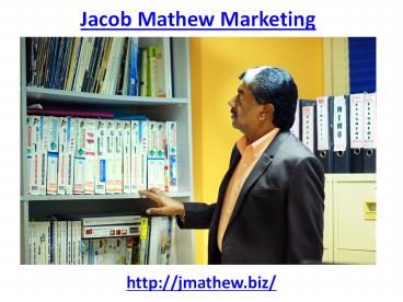 Jacob Mathew the digital marketing expert