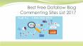 post a comment| blog commenting sites list PowerPoint PPT Presentation