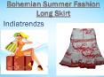 Women Summer Casual Wear Long Skirts PowerPoint PPT Presentation