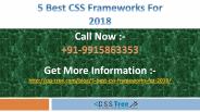 5 best css frameworks for 2018