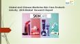 Global and Chinese Medicine Skin Care Products Industry, 2018 Market Research Report PowerPoint PPT Presentation