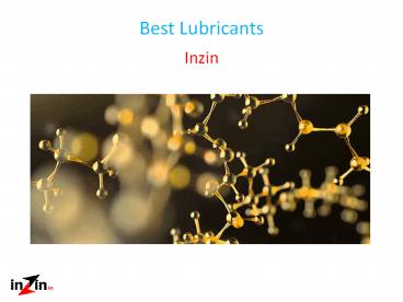 Best Lubricants