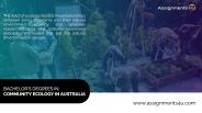 Bachelor's Degrees in Community Ecology in Australia