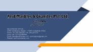 Avid Marbles: Manufacturer, Exporter, Supplier, Wholesaler of Indian