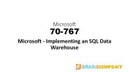 70-767 Exam Braindumps