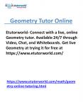 Geometry Tutor Online (1) PowerPoint PPT Presentation