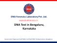 DNA Test  in Bengaluru Karnataka PowerPoint PPT Presentation