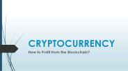 How to Profit from the Blockchain? | Platinum Crypto Academy