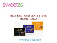 Sweet As- Best Lindt Chocolate Store in Australia