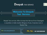 Taxi For Delhi Airport From Chandigarh