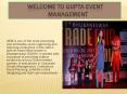 Gupta Event Management Odisha PowerPoint PPT Presentation