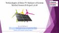Technologies of solar pv balance of system market research report 2018 PowerPoint PPT Presentation
