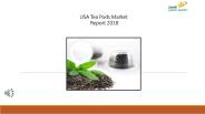 USA Tea Pods Market Report 2018
