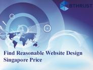 Find reasonable website design Singapore price