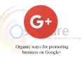 Organic ways for promoting business on Google+ (1) PowerPoint PPT Presentation