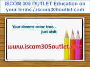 ISCOM 305 OUTLET Education on your terms / iscom305outlet.com