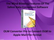 Convert OLM to Apple Mail Software