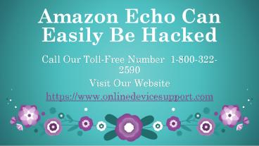 Amazon echo can easily hacked