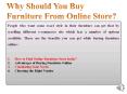 Furniture From Online Store
